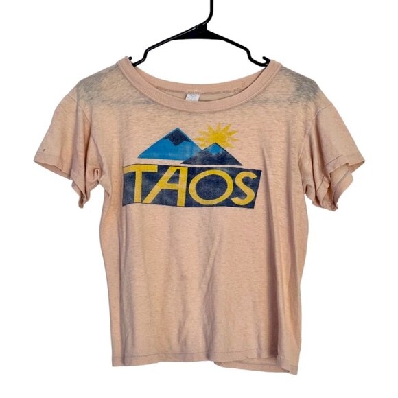 Vintage 80s Taos New Mexico Graphic T-Shirt - Picture 1 of 6